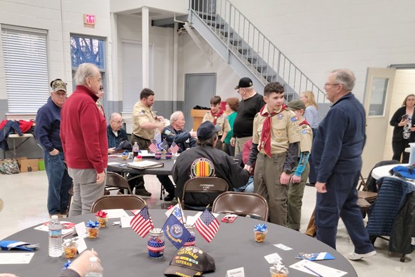 Honorary Partner ceremony for PA VVA Chapter 349 by Valley Forge Chapter NSDAR.